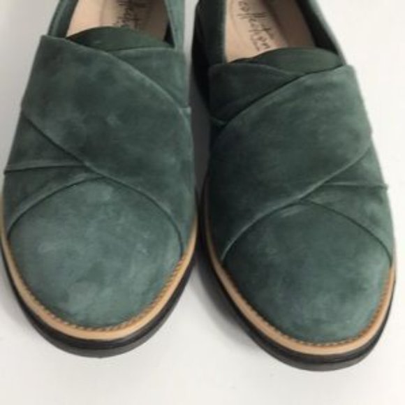 Clarks Sharon Form Collection Suede Loafers - Picture 5 of 7